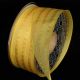 Wire Edge Stripes and Dots 1.5 inch 27 yards Yellow