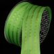 Wire Edge Stripes and Dots 1.5 inch 27 yards Green