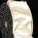 Wire Pearl Edge Satin 3 inch 20 yards Ivory