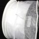 Wire Pearl Edge Sheer 3 inch 20 yards White