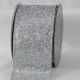 Wired DG Glitter 3 inch 20 yards Silver