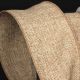 Wired Fine Burlap 3 inch 20 yards Natural