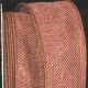Wired Fine Burlap 2 inch 20 yards Brown