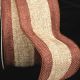 Wired 2 Color Fine Burlap 3 inch 20 yards Brown/Natural