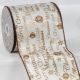 Wired Classic Merry Christmas 5 inch 20 yards Antique Gold