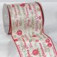 Wired Classic Merry Christmas 5 inch 20 yards Red