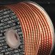 Wired Woven Metallic Stripes 1.5 inch 27 yards Gold/Red