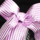 Wired Woven Metallic Stripes 1.5 inch 27 yards Pink/Silver
