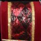 Wired Sequins Argyle w/ Velvet 6 inch 10 yards Burgundy