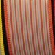 Wired Thin Stripe Ribbon 1.5 inch 20 yards Orange