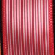 Wired Thin Stripe Ribbon1.5 inch 20 yards Red 