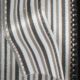 Wired Thin Stripe Ribbon 5/8 inch 20 yards Black