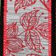 Wired Vintage Flowers Ribbon 1.5 inch 20 yards Red