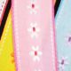 Wired Edelweiss Ribbon 7/8 inch 27 yards Pink