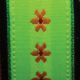 Wired Edelweiss Ribbon 7/8 inch 27 yards Green