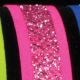 Glitter Velvet Ribbon 5/8 inch 20 yards Pink