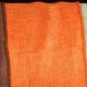 Wired Fine Linen Burlap Ribbon 2.5 inch 20 yards Orange