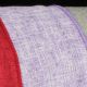 Wired Fine Linen Burlap Ribbon 2.5 inch 20 yards Lavender