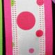 Wired Playful Dots Ribbon 1.5 inch 20 yards Pink