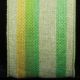 Wired Colorful Burlap Stripes Ribbon 2.5 inch 20 yards Green