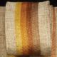 Wired Colorful Burlap Stripes Ribbon 1.5 inch 20 yards Natural