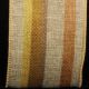 Wired Colorful Burlap Stripes Ribbon 2.5 inch 20 yards Natural