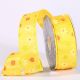 Wired Spring Flowers Ribbon 1.5 inch 20 yards Yellow
