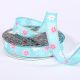 Wired Spring Flowers Ribbon 7/8 inch 20 yards Lt. Blue