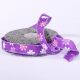 Wired Spring Flowers Ribbon 7/8 inch 20 yards Purple