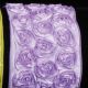 Wired Bunch of Roses Ribbon 4 inch 10 yards Lavender