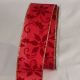 Wired Velveteen Poinsettia 2 inch 20 yards Red