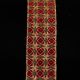 Gold Wired Velvet Print Cerchio 2.5 inch by 20 yards Wine Ribbon