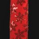 Wired Sequin Stitch Copo 2.5 inch by 20 yards Red Ribbon