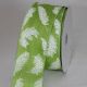 Wired Bianco Piuma Ribbon 2.5 inch by 20 yards Lime