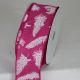 Wired Bianco Piuma Ribbon 2.5 inch by 20 yards Pink