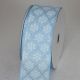 Wired Diamond Snowflakes Ribbon 2.5 inch by 20 yards Ice Blue