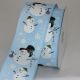 Wired Snowman Ribbon 2.5 inch by 20 yards Ice Blue