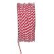 Twisted Cording 3 mm (1/8 inch) by 50 yards Red White