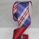 Wired Elegant Couture Plaid Ribbon 3 inch by 10 yards Blue Red