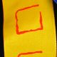 French Wired Edge  Windows 1.6 Inch 22 Yards Yellow/orange
