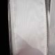 Wire Edge Dakota Moire 1.5 inch 20 yards White