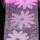 Sheer Organza Spring Flowers 1 Inch 50 Yards  Pink