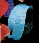 French Wired Gathered Taffeta 1.5 Inch  11 Yards Soft Sky