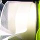 French Wired Satin Side Organdy 1 1/2 Inch 27 Yards Ivory