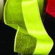 French Wired Satin Side Organdy 1 1/2 Inch 27 Yards Green