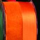 French Wired Satin Side Organdy 1 1/2 Inch 27 Yards Orange