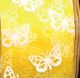 Large Butterflies Organza 2 Inch 55 Yards Yellow