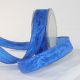 Wired Crinkled Satin Silk 1 Inch  27 Yards  Royal Blue