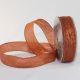 Wired Crinkled Satin Silk 1 Inch  27 Yards  Chocolate