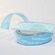 Wired Crinkled Satin Silk 1 Inch  27 Yards  Light Blue